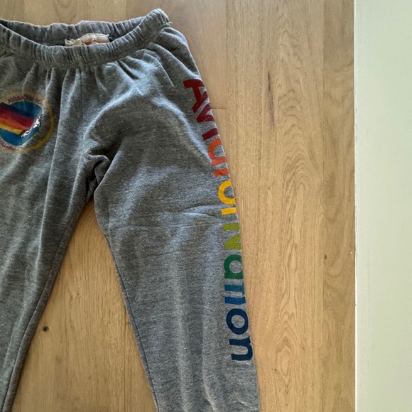 Aviator Nation athletic grey joggers in L - Picture 6 of 7